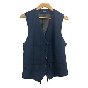 Men’s Navy and Black Vest Size Medium